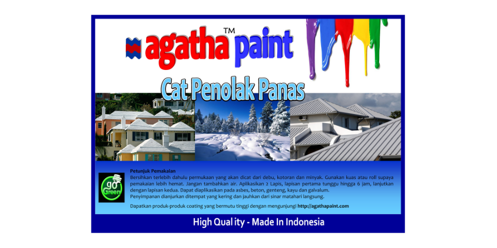 AGATHA PAINT | CAT PEREDAM PANAS ATAU CAT PENOLAK PANAS